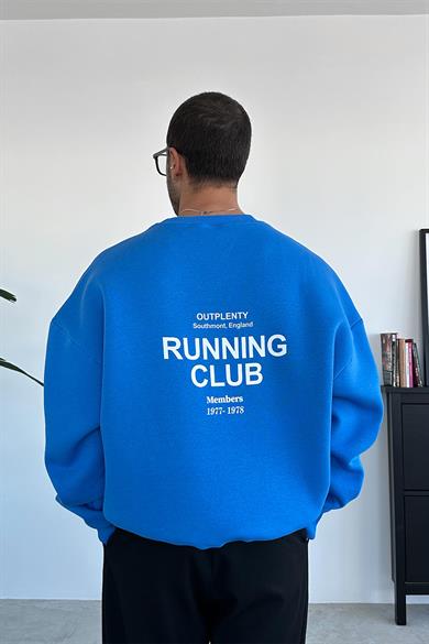 Saks Mavi Running Club Oversize Sweatshirt