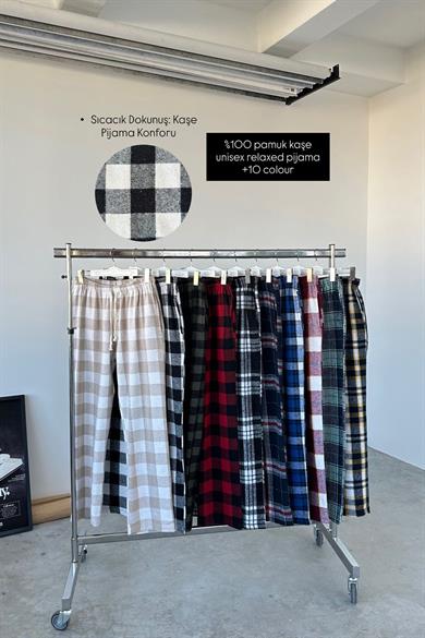 Sarı Çizgili Unisex Relaxed Pijama