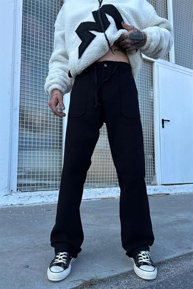 Siyah 12 DL Baggy Pantolon