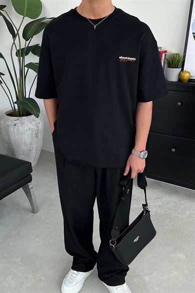 Siyah About Basic EE Oversize Tişört