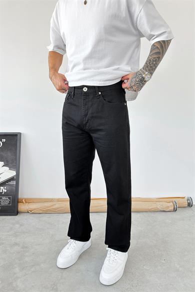 Siyah Basic Baggy Pantolon