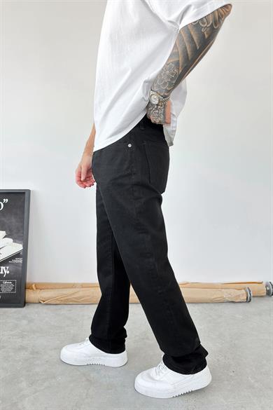 Siyah Basic Baggy Pantolon