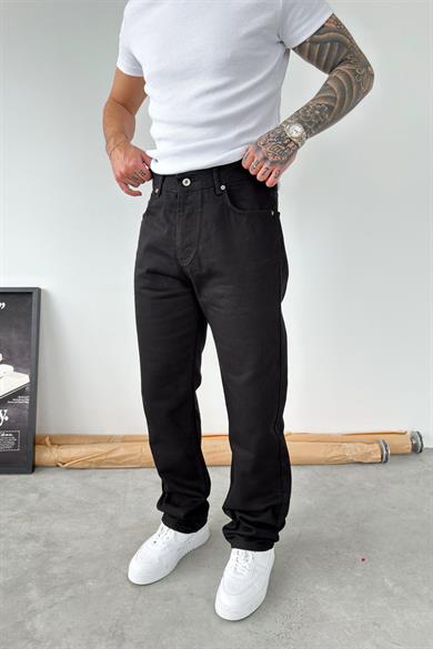Siyah Basic Baggy Pantolon