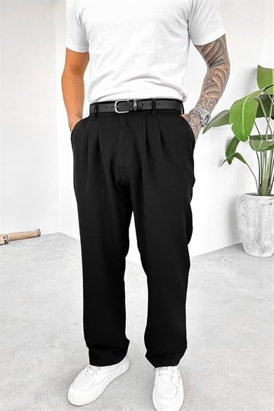 Siyah Basic Premium Kumaş Pantolon