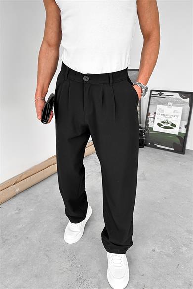 Siyah Basic Premium Kumaş Pantolon
