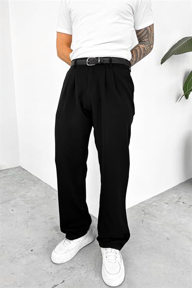 Siyah Basic Premium Kumaş Pantolon