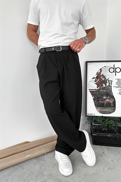 Siyah Basic Premium Kumaş Pantolon