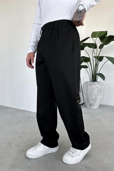 Siyah Basic Premium Kumaş Pantolon