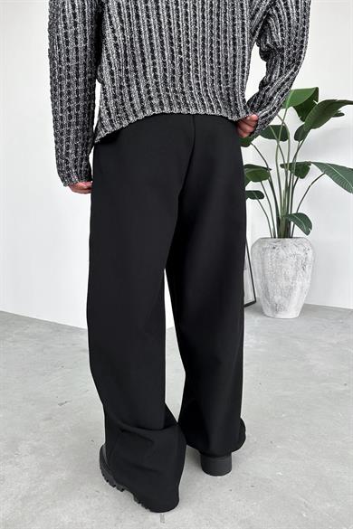 Siyah Basic Premium Kumaş Pantolon
