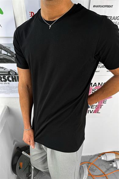 Siyah Basic Premium Regular Fit Tişört