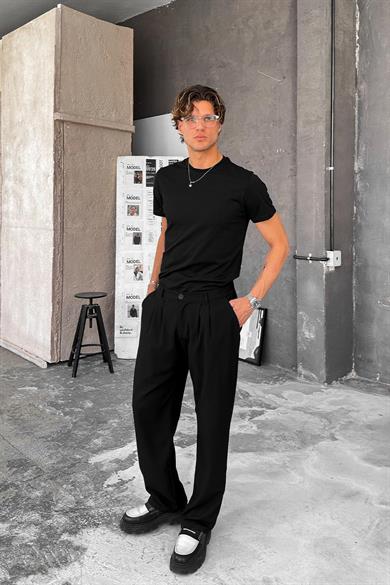 Siyah Basic Premium Regular Fit Tişört