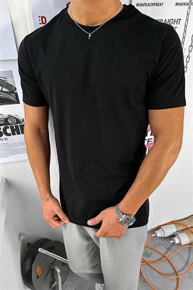 Siyah Basic Premium Regular Fit Tişört