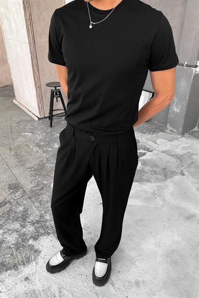 Siyah Basic Premium Regular Fit Tişört