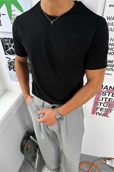 Siyah Basic Premium Regular Fit Tişört