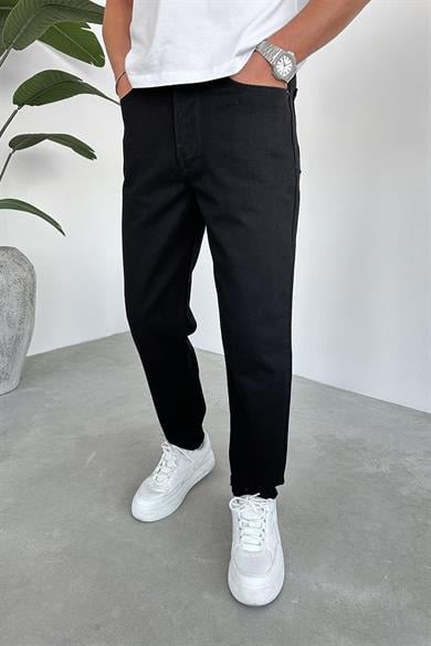 Siyah Basic Regular Pantolon