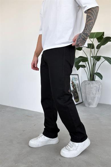Siyah Basic Regular Pantolon