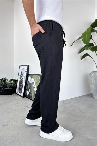Siyah Breeze Soft Baggy Pantolon