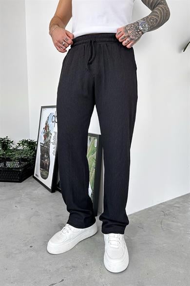 Siyah Breeze Soft Baggy Pantolon