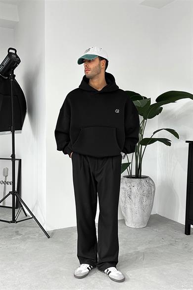 Siyah CB Oversize Sweatshirt