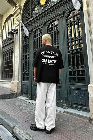 Siyah Cole Buxton OUTPLENTY PREMİUM Oversize Tişört