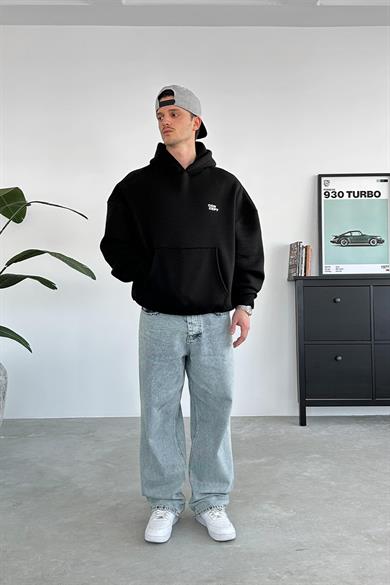 Siyah Concept Oversize Sweatshirt