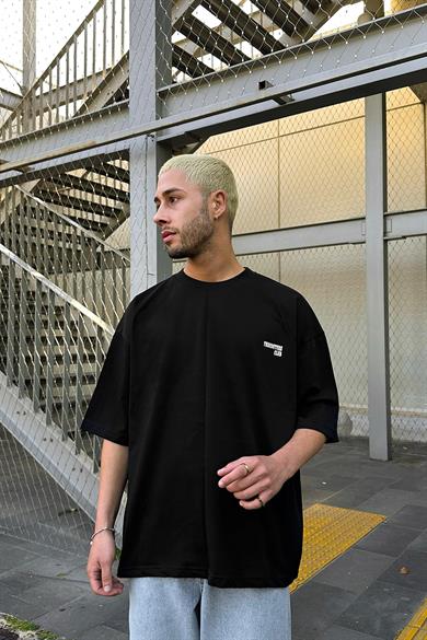 Siyah Couture Club OUTPLENTY PREMİUM Oversize Tişört