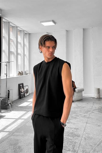 Siyah Cozy Premium Basic Atlet