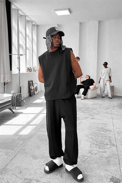 Siyah Cozy Premium Basic Atlet