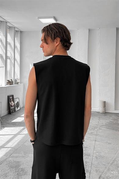 Siyah Cozy Premium Basic Atlet