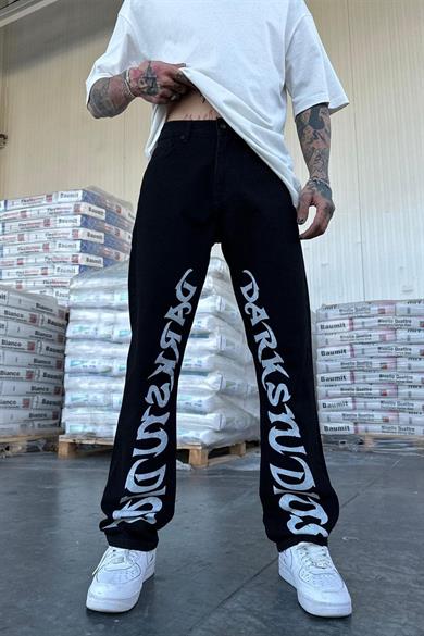 Siyah Dark Std DL Baggy Pantolon