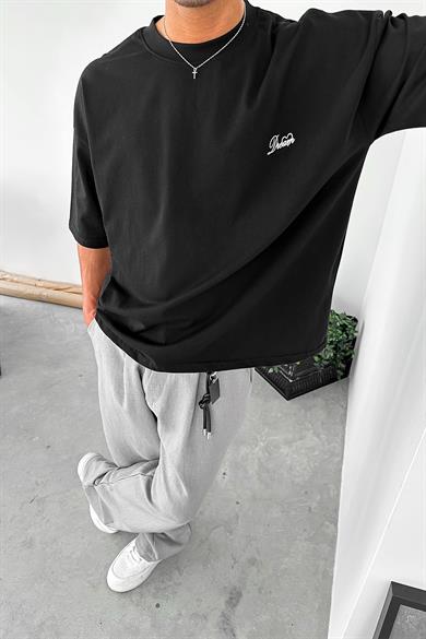 Siyah Dream İnspire OUTPLENTY PREMİUM Oversize Tişört