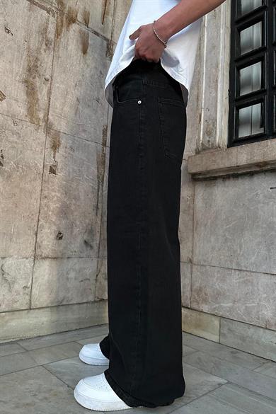 Siyah E7 GD Old School Baggy Pantolon