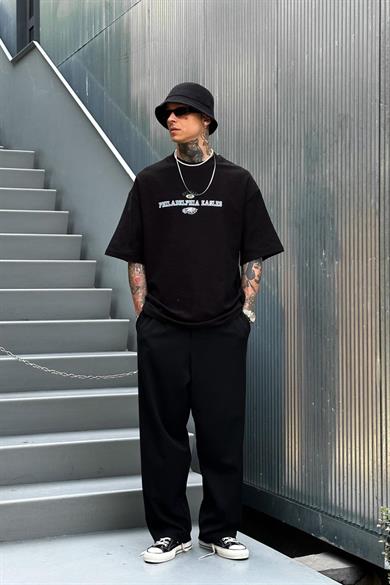 Siyah Eagles Premium BS Oversize Tişört