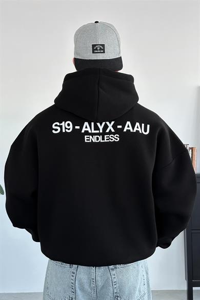 Siyah Endless Oversize Sweatshirt