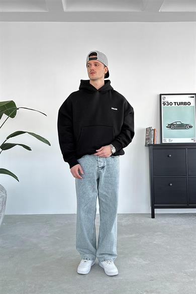 Siyah Endless Oversize Sweatshirt