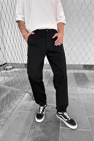 Siyah Gabardin CN44 DL Regular Pantolon