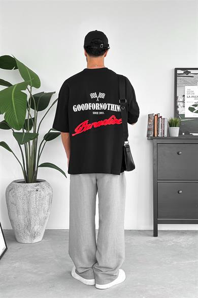 Siyah Goodfornothing OUTPLENTY PREMİUM Oversize Tişört