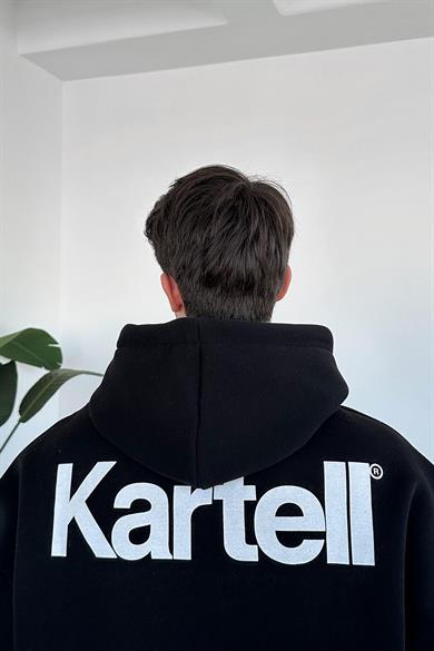 Siyah Kartell Oversize Sweatshirt