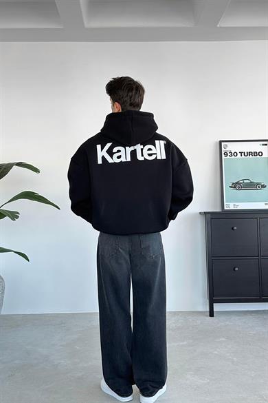 Siyah Kartell Oversize Sweatshirt