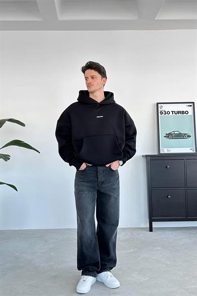 Siyah Kartell Oversize Sweatshirt