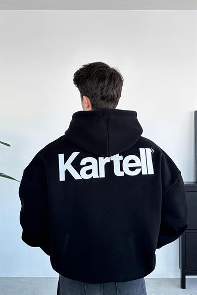 Siyah Kartell Oversize Sweatshirt