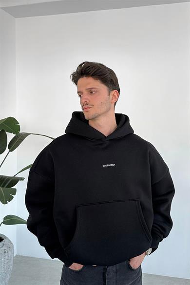 Siyah Kartell Oversize Sweatshirt