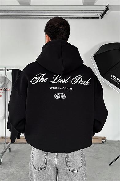 Siyah Last Peak Oversize Sweatshirt