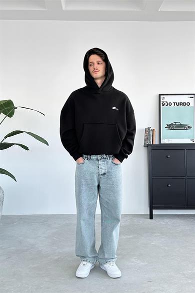 Siyah Monotony Oversize Sweatshirt