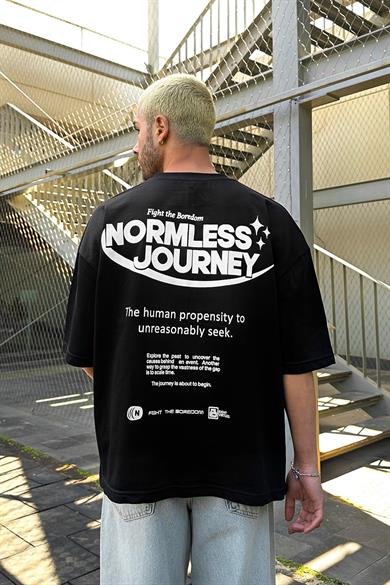 Siyah Normless OUTPLENTY PREMİUM Oversize Tişört