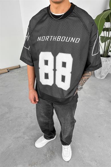 Siyah North Bound 88 Oversize Fileli Forma