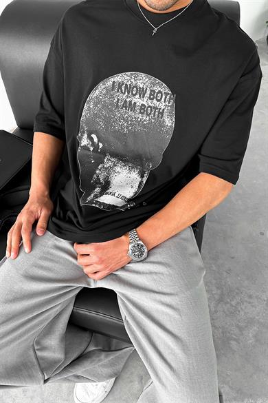 Siyah OP Know Oversize Tişört