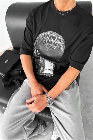 Siyah OP Know Oversize Tişört