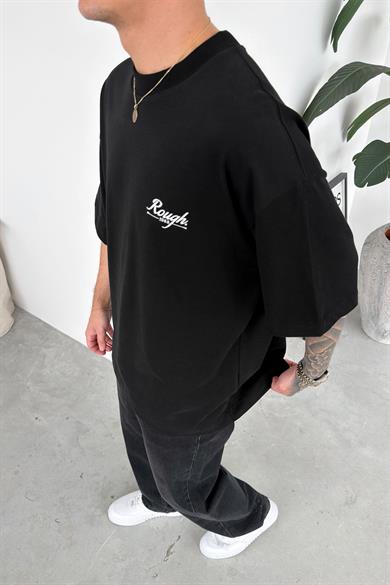 Siyah RGH Sırt Baskılı Premium Oversize Tişört