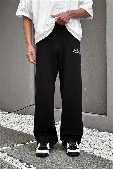 Siyah Sailing OUTPLENTY PREMİUM Paçası Ayarlanabilir Baggy Eşofman